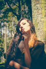 Obraz premium young woman