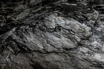 Dark rock in detail