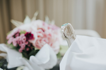 Accueil dans la Chambre des mariés