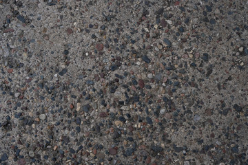 Closeup texture of exposed rough concrete floor