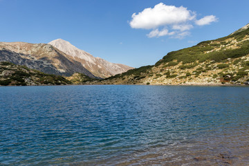 Fish Banderitsa lake at Pirin Mountain, Bulgaria
