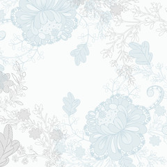 Floral vector wedding lace background for design