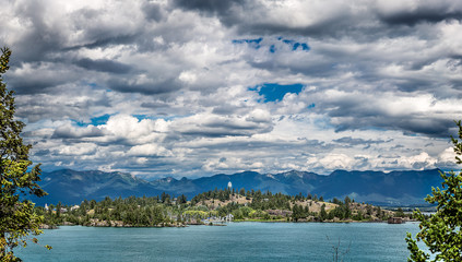 Looking Across Flathead Lake