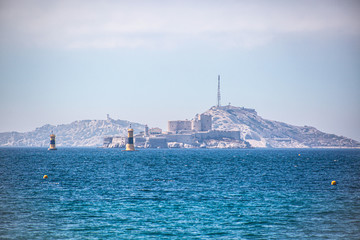 A Fortress of Monte Cristo in Marseille: Chateau d'If 