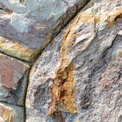 Brown stone wall