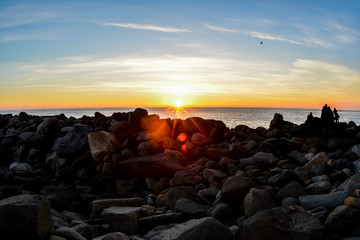 Sunset in Morro Bay, California
