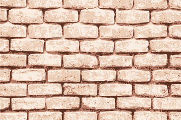 Vector drawing of a brick wall