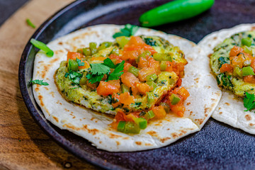 skillet tortilla egg