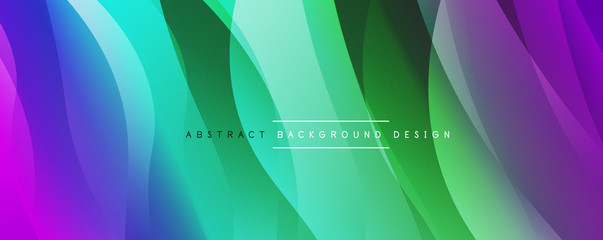 Dynamic trendy simple fluid color gradient abstract background with line effects. Vector Illustration For Wallpaper, Banner, Background, Card, Book Illustration, landing page