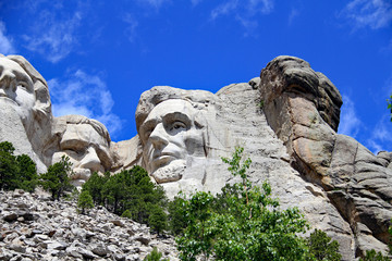 Obraz premium Mount Rushmore Lincoln profile