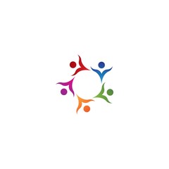 community logo template vector icon design