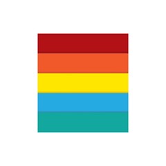 Rainbow pride logo template vector icon design