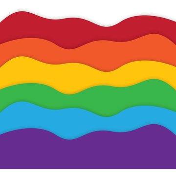 Rainbow pride logo template vector icon design © feri