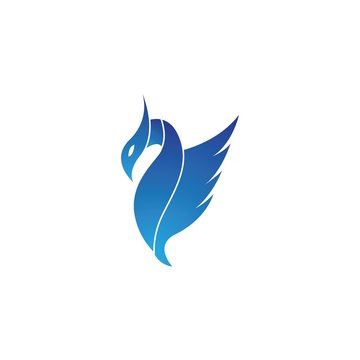 recommend clip art: Bird logo template vector icon design