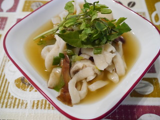 japanese shiitake odon noodles