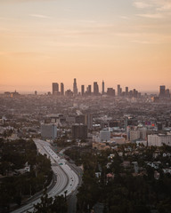 Sunset City Skyline 