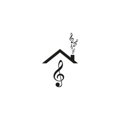 Musical note icon, music icon with not allowed sign. Musical note icon and block, forbidden, prohibit symbol. Vector illustration. eps 10