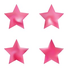 Collection of pentagram colored backgrounds.