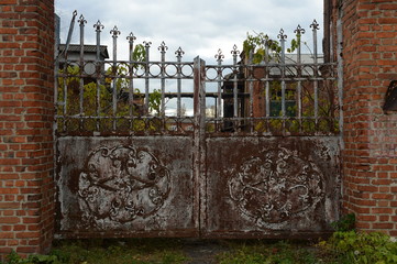 The gate to the 