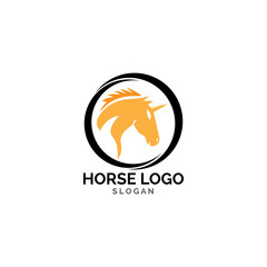 Horse Logo Template Vector illustration design