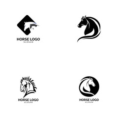 Horse Logo Template Vector illustration design