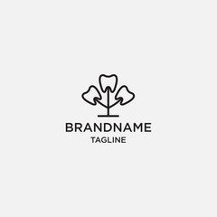Dental Tree logo design template