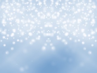 Blue abstract background. white stars and snowflakes blurred beautiful shiny lights. use for Merry Christmas /happy new year wallpaper backdrop and your product.