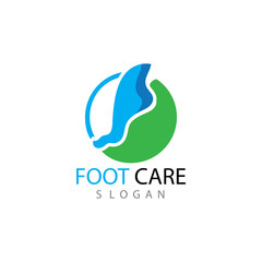 foot Logo Template vector illustration