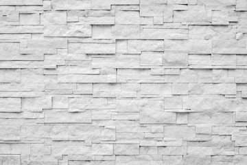 White marble brick stone tile wall