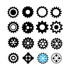 Gear Logo Template vector icon illustration design