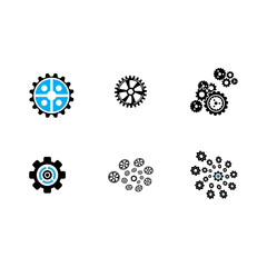 Gear Logo Template vector icon illustration design