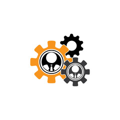 Gear Logo Template vector icon illustration design