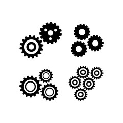 Gear Logo Template vector icon illustration design