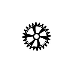Obraz premium Gear Logo Template vector icon illustration design