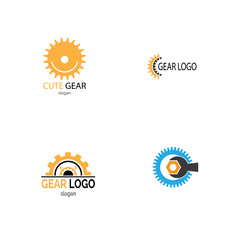Gear Logo Template vector icon illustration design