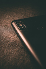 smart phone in vintage look