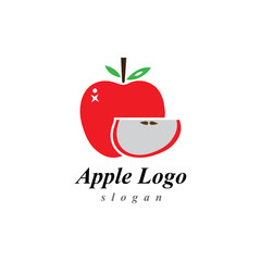 Apple vector illustration design icon logo template