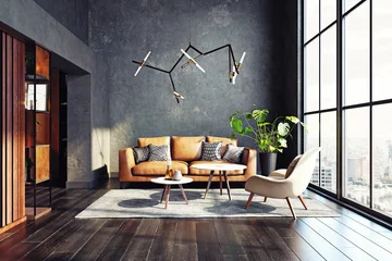 Foto op Plexiglas Modern living room design. © Victor zastol'skiy