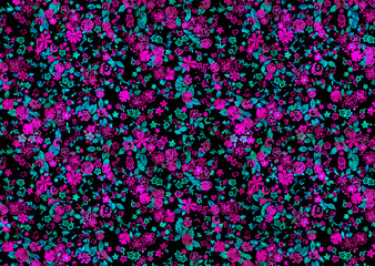 abstract beautiful floral pattern design