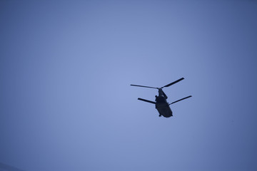 Fototapeta na wymiar transport helicopter