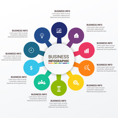 Unique infographics Template