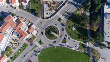 Top view of the resort complex