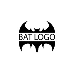 bat open wings flying concept elements icon