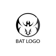 bat open wings flying concept elements icon