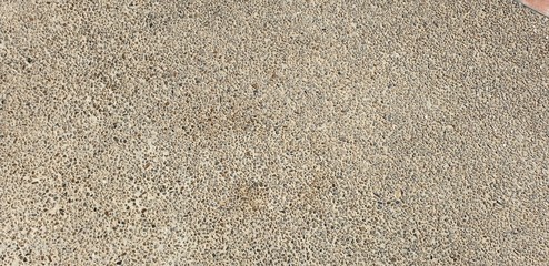 small stone on the wall 