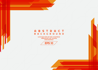 Abstract modern art design frame corner design line style center with space for text