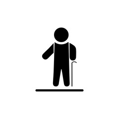 Disabled icon illustration isolated vector sign symbol
