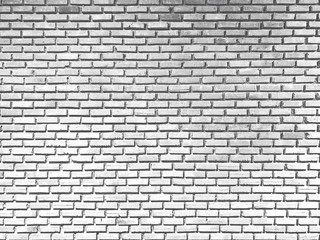 Naklejka na ściany i meble Wall old gray and white brick background. Antique style. Copy space for any text design.