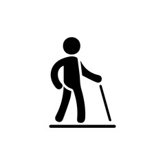 Disabled icon illustration isolated vector sign symbol