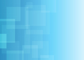 Square geometric shape modern abstract design cyan color bright with space